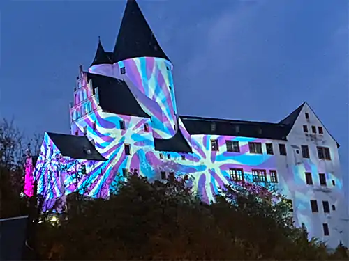 Nacht der Lichter 2023 Schloss Schwarzenberg
